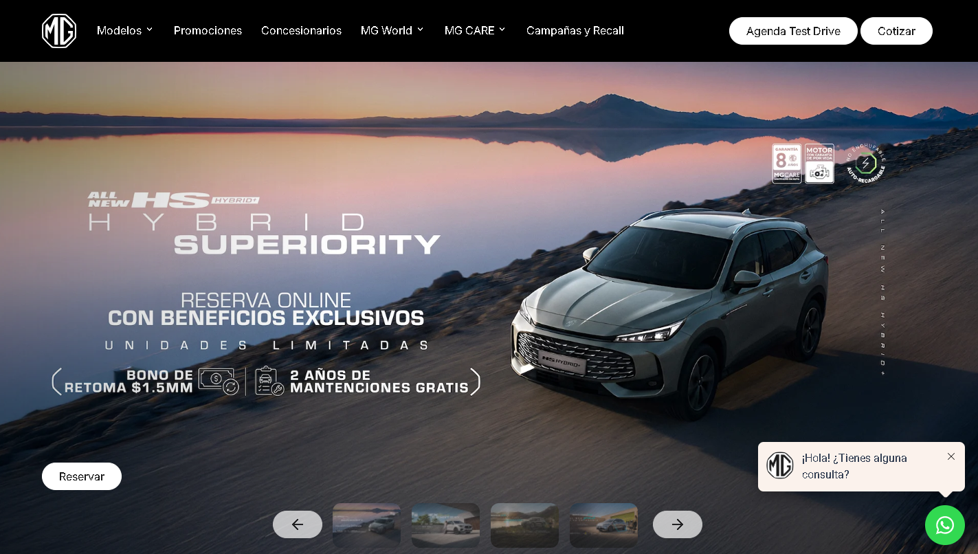 MG Motor Chile